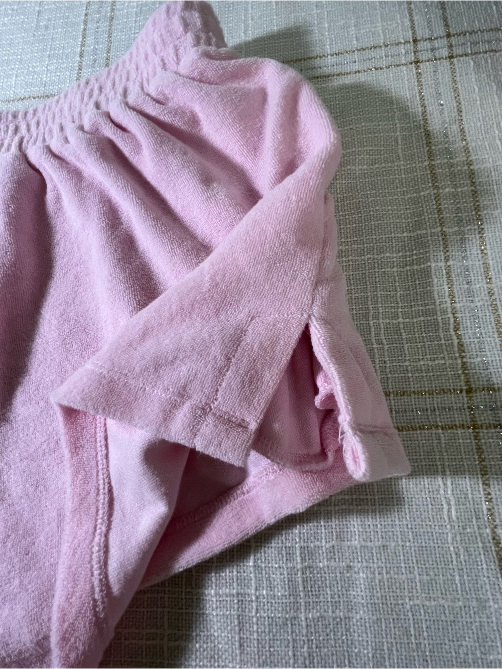 Stoney Clover Lane Light Pink Elastic Waist Lounge Shorts Size S Cotton Blend - Picture 6 of 9